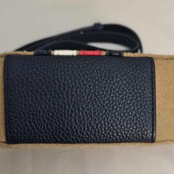 Tommy Hilfiger Element Camera Bag  Crossbody Light Brown Leather Embossed Logo - Picture 2 of 6